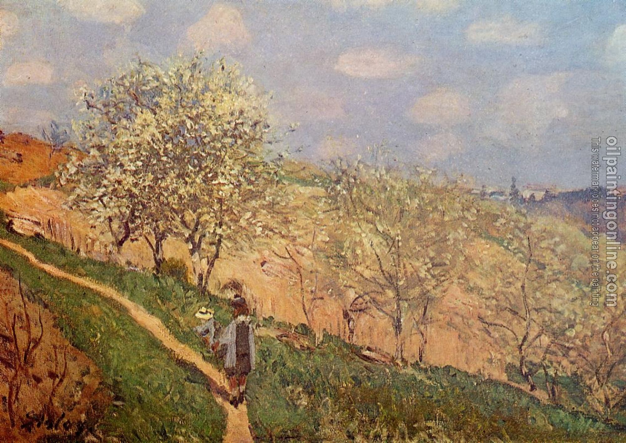 Sisley, Alfred - Spring in Bougival